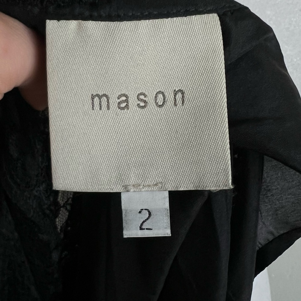 Lace mason dress with 100% silk lining - Picture 9 of 13